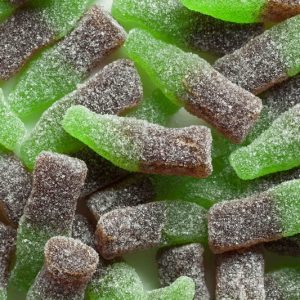 bouteilles coca vertes