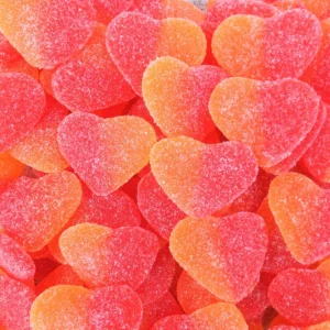 coeurs pêche 100g