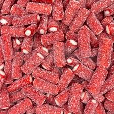 tubes rouges fourrés